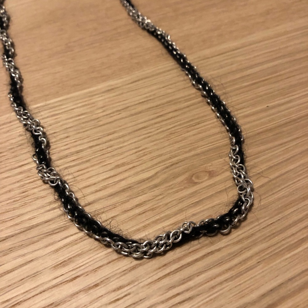 Sterling Silver and Mohair Necklace - Stephanie Schneider